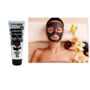Gel Facial Peel Off Dermachen Pró Vit B5 e Argila Negra - Image 3