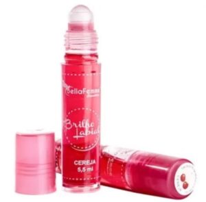 Brilho Labial Roll On Frutas Bella Femme Cereja