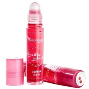 Brilho Labial Roll On Frutas Bella Femme Cereja