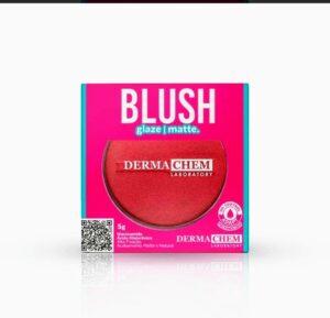Blush Glaze Matte Dermachen - Cor Pinch Me Red
