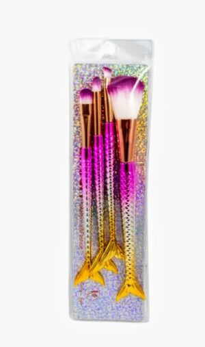 Kit de Pincéis Sereia com 04 Unidades