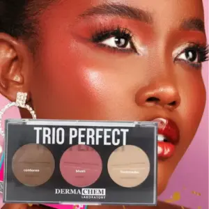 Trio Perfect Dermachen - Contorno/Blush/Iluminador