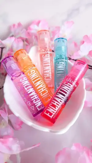 Lip Oil Roll-On Laranja - Lua & Neve