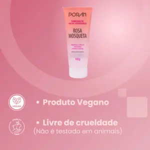 Sabonete Facial Hidratante Poran Rosa Mosqueta - Image 4