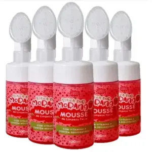 Mousse de Limpeza Facial Louca por Morango - Super Poderes